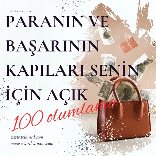 Paranın ve Başarının Kapıları Senin İçin Açık 100 Olumlamalı | İsme Özel Telkin MP3